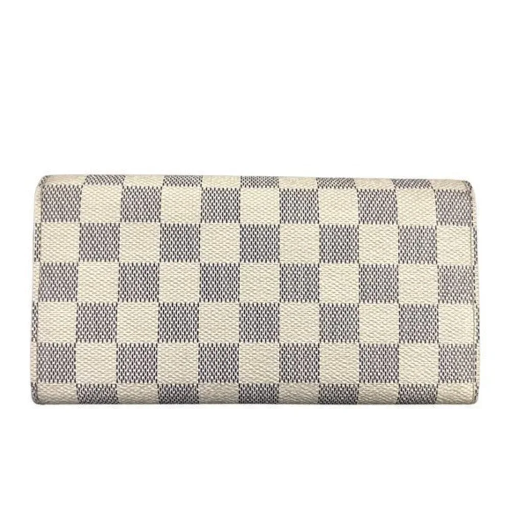 Authentic Louis Vuitton Damier Azur Sarah Wallet